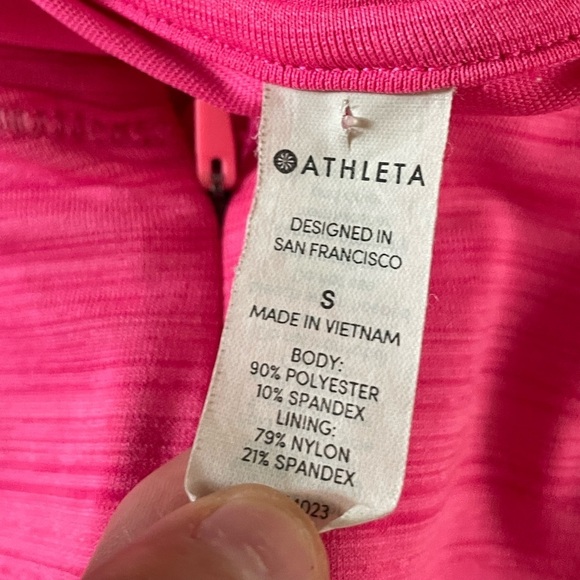 Athleta Pacifica Contoured Tank Pink - Picture 6 of 8